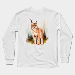 Eurasian Lynx Long Sleeve T-Shirt